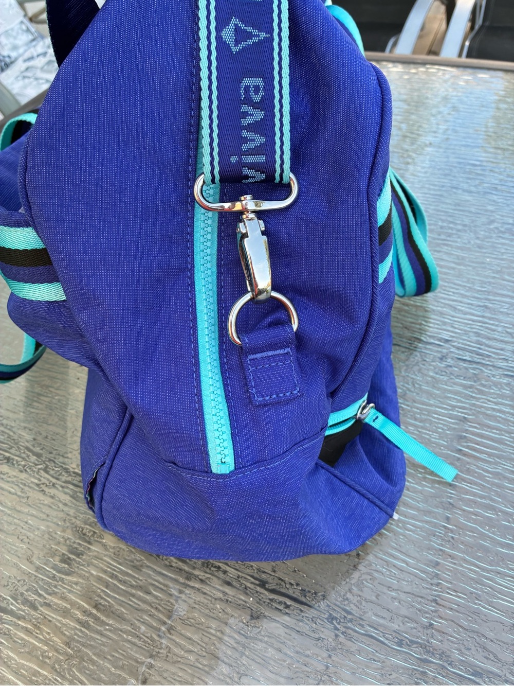Ivivva By Lululemon Royal Blue "In The Game" Duffle Gym Overnight Weekender Bag - Picture 9 of 16